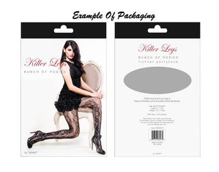Botanical Garden Ladies Fishnet Tights Queen Size