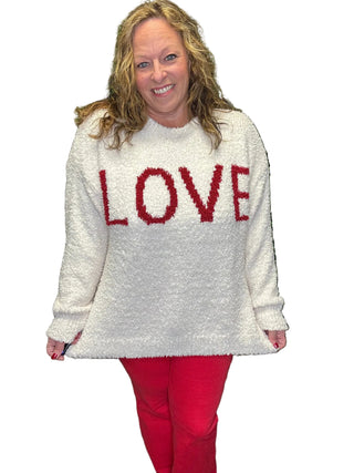 LOVE Sweater by Cozy Co Final Sale