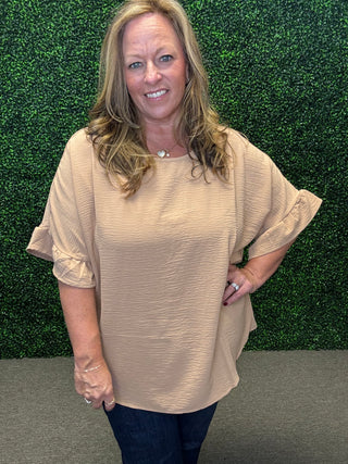 Ruffle Sleeves Blouse