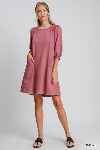 French Terry Mini Dress FINAL SALE