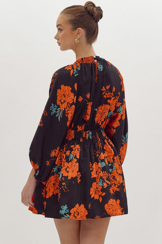 Fire and Ice Mini Dress by Entro