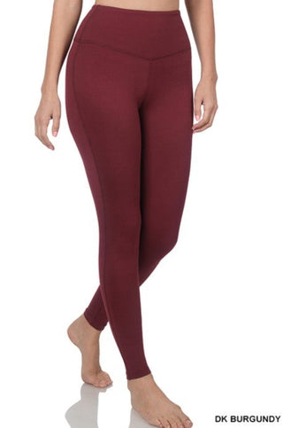 Brushed Leggings Wide Panel Top Plus *Final Sale*