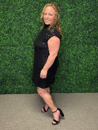 Sequin Spark Mini Dress