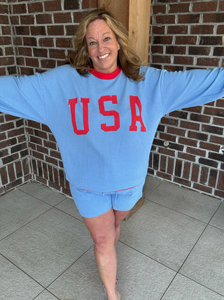Tres Bien USA Waffle Knit Top