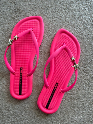 Voices Puff Ocean Flip Flops