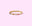 14K Gold-Plated w/V-Day Colored Baguette Stones - Amore