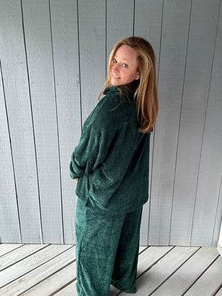 Umgee Palm Chenille Pant