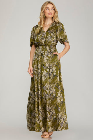 She & Sky Silhouette Maxi Dress
