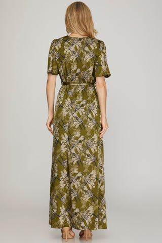 She & Sky Silhouette Maxi Dress