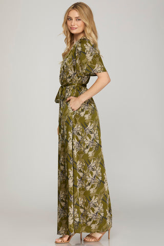She & Sky Silhouette Maxi Dress