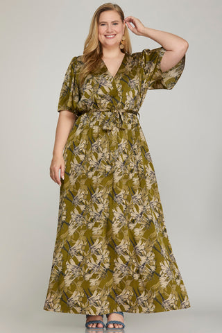 She & Sky Silhouette Maxi Dress