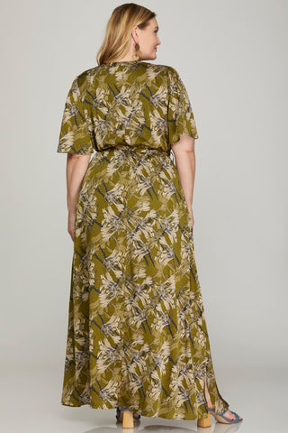 She & Sky Silhouette Maxi Dress