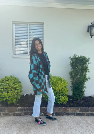 Checkers Are Hot Cardi-Gigio FINAL SALE