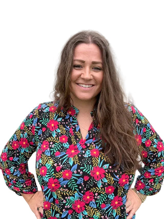 Dear Scarlett Poppy Jungle top