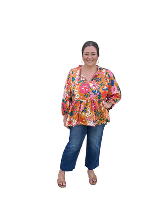 Flowers Baby Top FINAL SALE