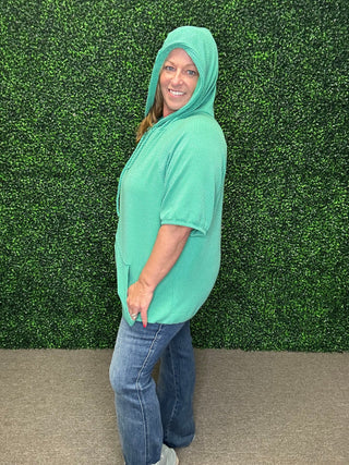 Heimish Green Hoodie