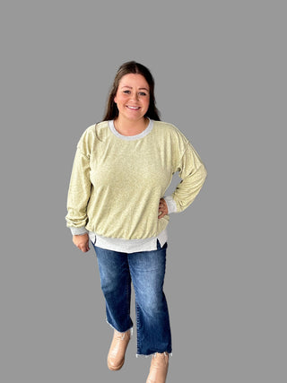 Warm Velvety-Velour Pullover FINAL SALE