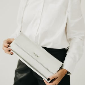 The Evening Metallic Clutch