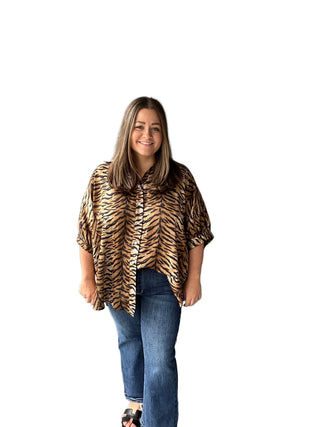 Classiest Tiger Blouse