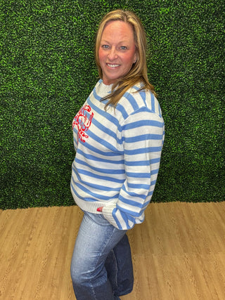Polagram Crab Striped Sweater