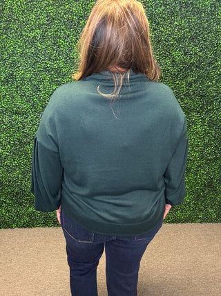 Entro Mock Neck Knit Top