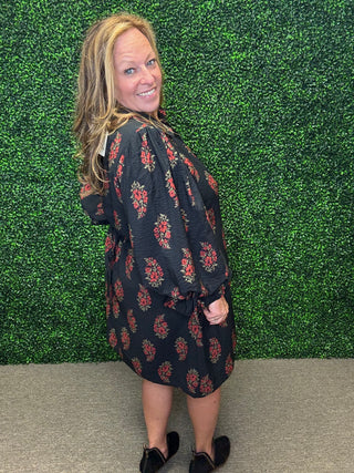 The Garden Whimsy Mini Dress by Entro