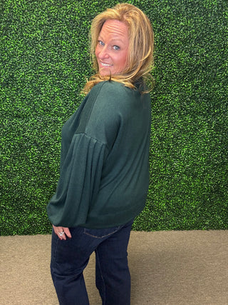 Entro Mock Neck Knit Top