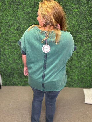 The Peace and Plaid Top FINAL SALE
