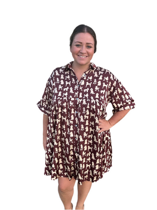 All About the Doggies Dress-Entro