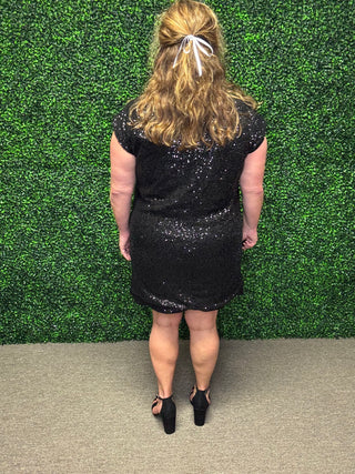 Sequin Spark Mini Dress
