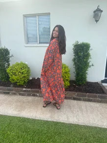 Easel Orange You Lovely Dress