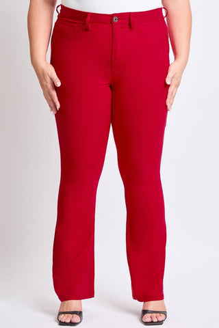 Plus Size Hyperstretch Flare Pants-EP42931R
