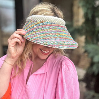 Taylor Elliott Wide-Brimmed Visor