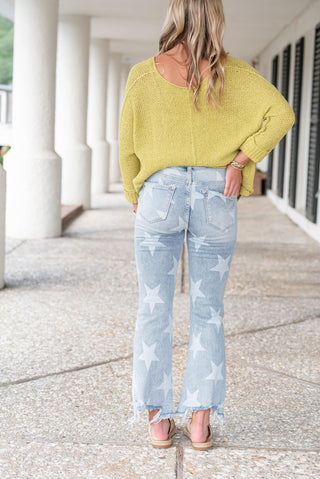 Straight Up Star Risen Jeans