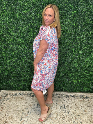 Molly Bracken Gathered Shirt Dress Carmen