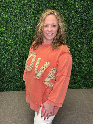 Love Spice Leopard Pullover
