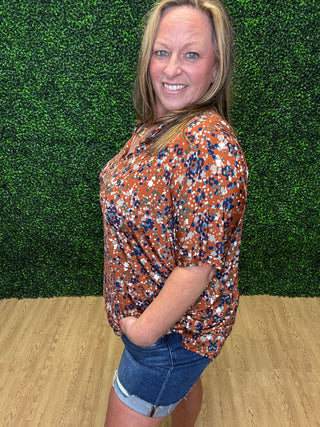 Splatter Dots Top