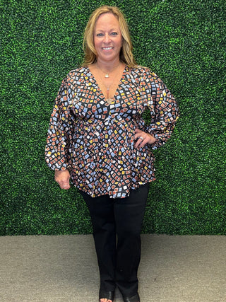 Check Me Out Blouse by Entro