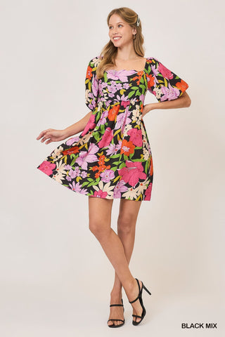 Tropical Dreams Babydoll Dress-Umgee
