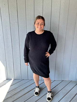 Umgee Boucle Sweater Dress FINAL SALE