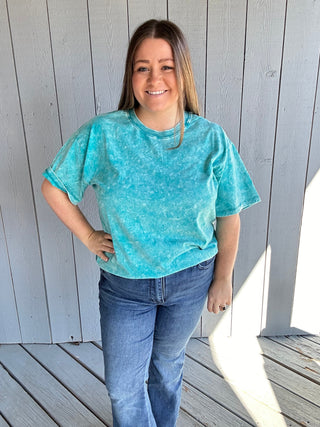 Spring Acid Washed Tee