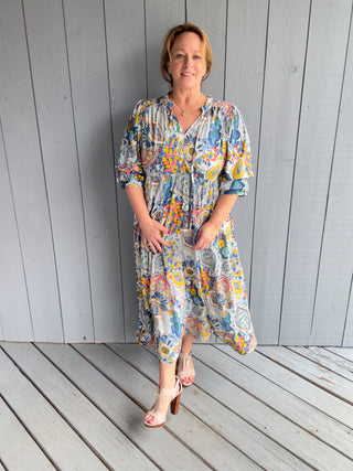 Umgee Paisley Midi Dress