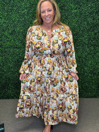 Jodifl Bloom & Flow Tiered Dress