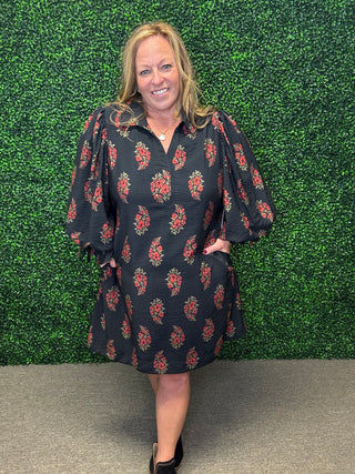 The Garden Whimsy Mini Dress by Entro