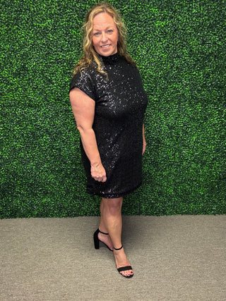 Sequin Spark Mini Dress