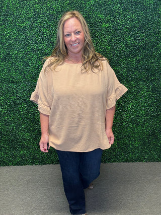 Ruffle Sleeves Blouse