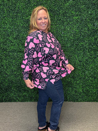 Hearts Galore Top