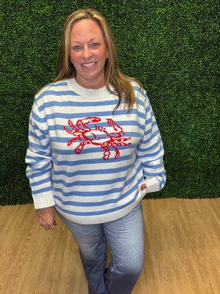 Polagram Crab Striped Sweater