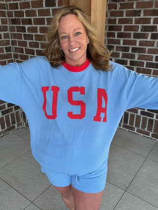 Tres Bien USA Waffle Knit Top