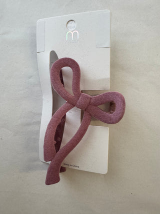 Velvet Claw Clip